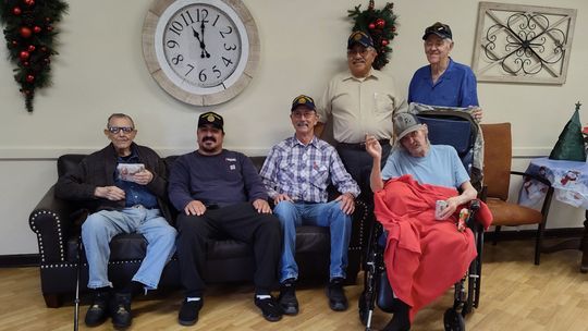 American Legion members visit Vets