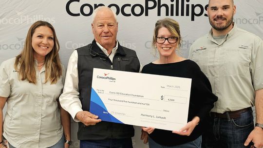 CISD Education Foundation receives grant from ConocoPhillips, strengthening support for local students and educators
