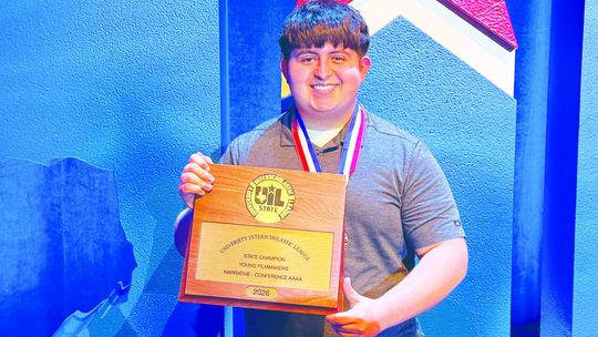 Cuero student earns CHS’ first state UIL film championship