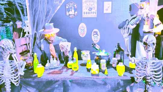 Halloween on Schleicher Street