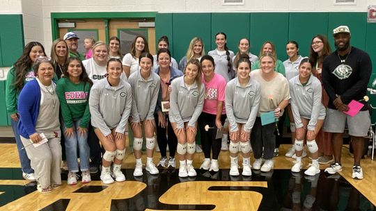 Volleyball players pick impacters