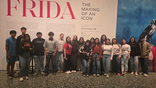 YISD Spanish Club explores Frida Kahlo exhibit