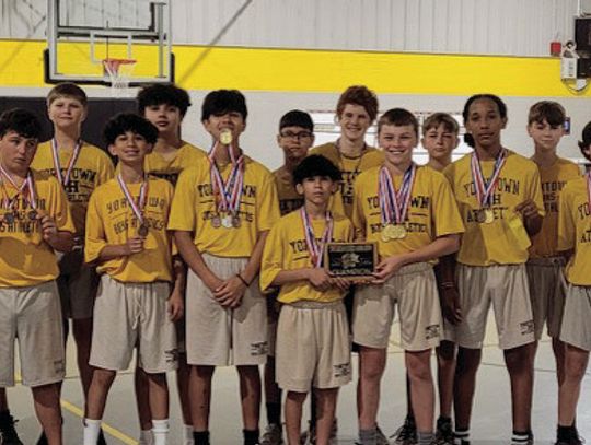 The 7th Grade Wildcats were the champions of the 7th Grade Division at the Yorktown Junior High Relays on March 14, 2025. They scored 137 points, while Bloomington placed 2nd with 113 points. There were eight total schools at the meet. CONTRIBUTED PHOTO