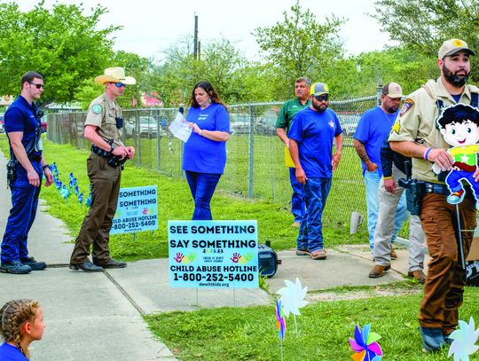 April is National Child Abuse Prevention Month, featuring various events to raise awareness. The Siren Sound-Off Ceremony took place on April 1 at 11:45 a.m. at 601 E. Broadway, led by Kati Klores from the DeWitt County Child Welfare Board. She read a list of 91 con_rmed abuse or neglect v...