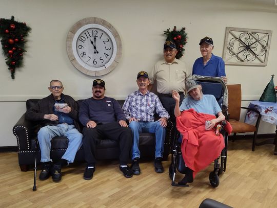 American Legion members visit Vets