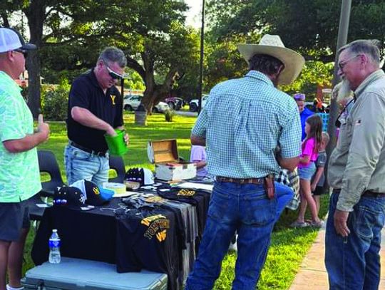 The Yorktown ISD hosted a Back to School Bash at the City Park on August 7 with many stations for students and parents to get ready for the new school year. School Board Member John Young, Superintendent Gerald Nixon and Board President Benjamin Hahn answered questions about the school boa...