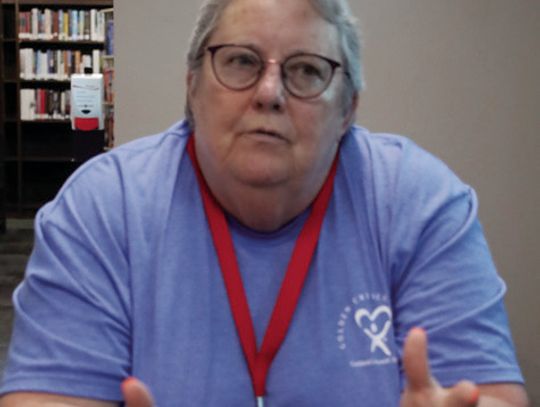 Lynda Owens shares her experience as a CASA volunteer in a recent interview. She will hold a Q&amp;A for those interested in advocating for children in foster care on Monday, Aug. 19, from 4-5 p.m. at the Cuero Municipal Library. STAFF PHOTO