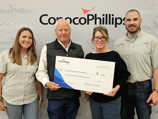 CISD Education Foundation receives grant from ConocoPhillips, strengthening support for local students and educators