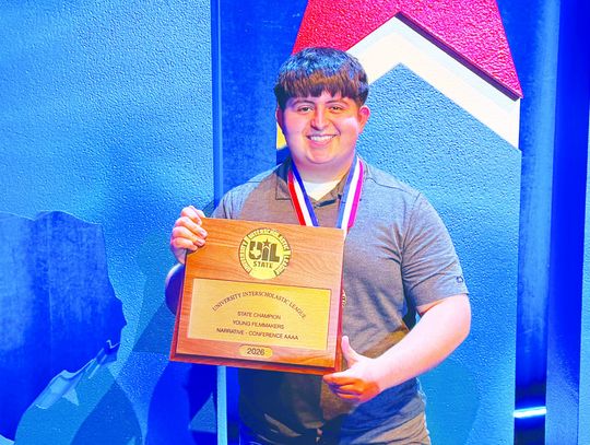 Cuero student earns CHS’ first state UIL film championship