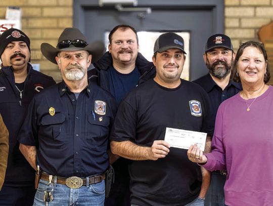 Cuero VFD donation
