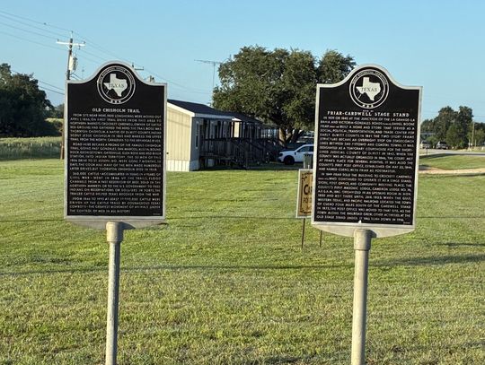 DeWitt County historical markers repaired, relocated