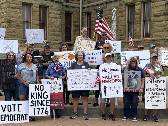 DeWitt/Lavaca Democratic Women rally in Hallettsville