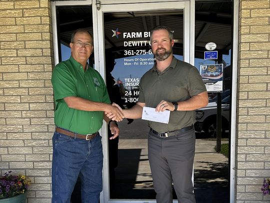 Farm Bureau donates to Meyersville Volunteer Fire Dept.