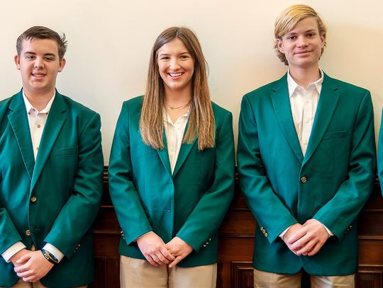 Candace Williamson, DeWitt County 4-H Agent who leads the 4-H Ambassador Program, and the four ambassadors gave an update to the Commissioner’s Court on a successful year of learning about citizenship and implementing community service projects. Pictured L-R: DeWitt County 4-H Agent Candac...