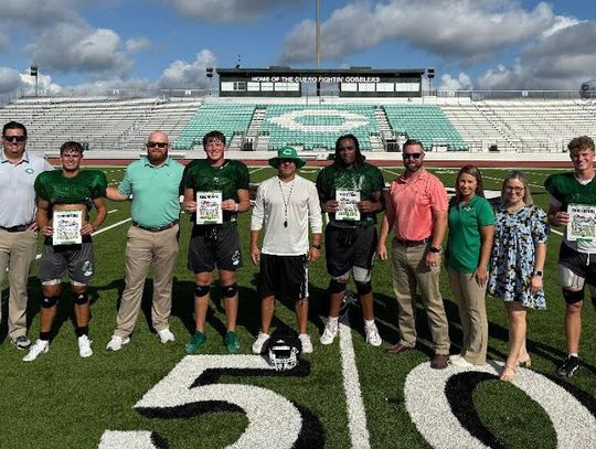 Football magazine features Gobblers