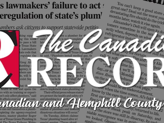 Online version of longtime Texas newspaper The Canadian Record