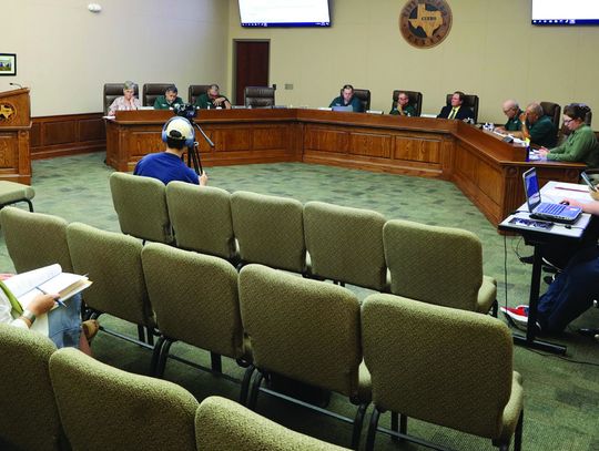 Mayor Pro Tem Mitch Adams leads the Cuero City Council meeting on June 9, hearing comments from Cuero Heritage Museum Director Amber Fitts about their needs for Hotel Occupancy Tax (HOT) funds. City Manager Wayne Berger announced that city offices would be closed on Thursday, June 19, in o...