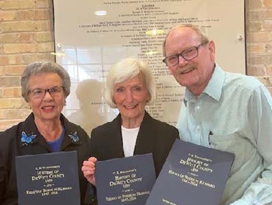 History of DeWitt County book wins 1st place award