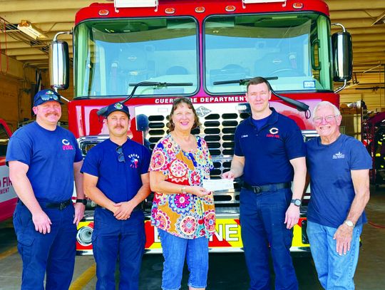 Hochheim Prairie donates to Cuero VFD
