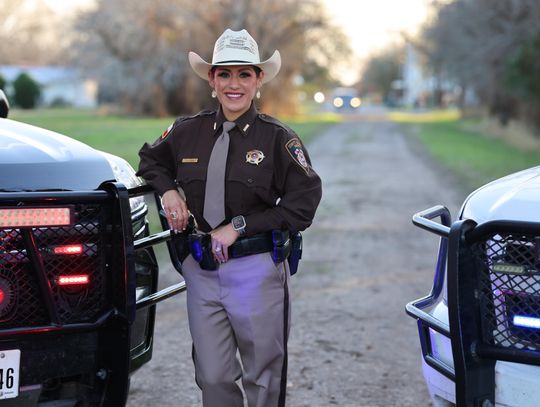 Lieutenant Investigator Bethany Hobbs has been accepted into a 10-week FBI National Academy course, taking place from March 24 to June 5. Sheriff Carl Bowen said FBI agents recognized Hobbs' potential during a local training session. (Photo by Mike Cantu)