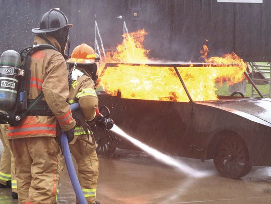 Junior firefighters pick up the torch