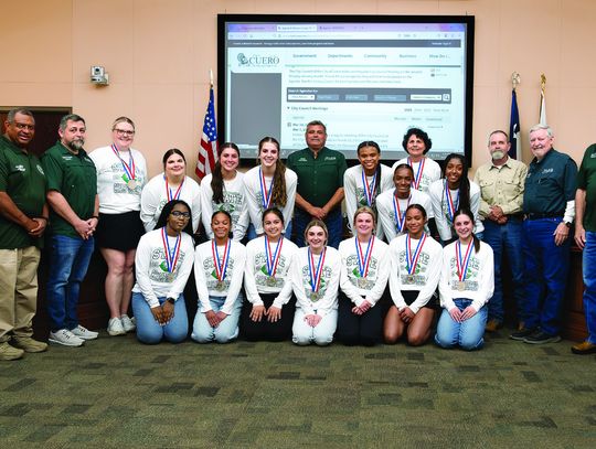 The Cuero City Council memorialized the success of the 2025 Lady Gobbler state championship playoff team in the Cuero City Council minutes. The team advanced further in the playoffs than any previous girls’ basketball team in Cuero ISD history, earning praise for their hard work and persev...