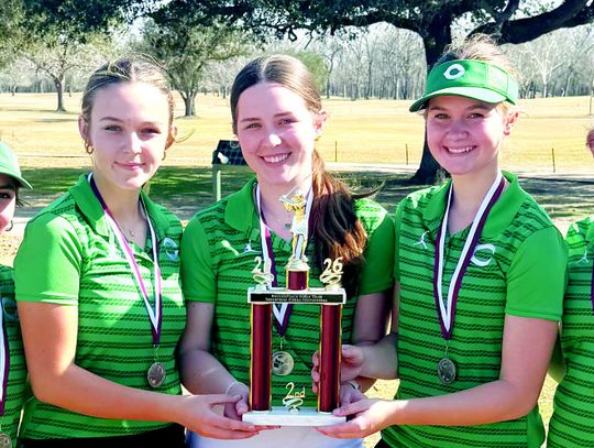 Lady Gobblers golfers finish 2nd