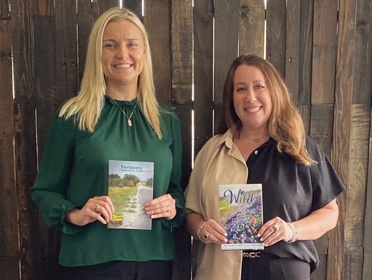 Daisy Scheske Freeman, left, with GVEC Economic Development and Katie Newman, executive director of the Yorktown Chamber of Commerce, attended the Site Selectors Guild Conference to learn about how industry leaders evaluate communities for business development. CONTRIBUTED PHOTO