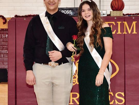 Nick Villarreal and Carly Metting