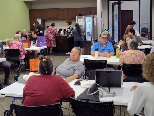 Playing Bingo at CML