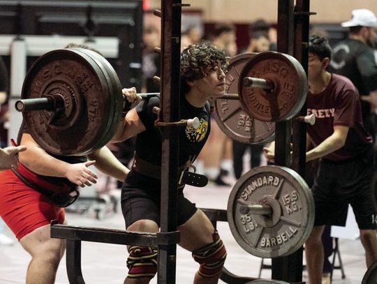 Wildcat senior Johnathan Guerrero placed 2nd in the 132 pound weight class at the Regional Powerlifting Championship and advanced to state. CONTRIBUTED PHOTOS