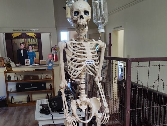 Spooky exhibit at Reuss Pharmacy Medical Museum
