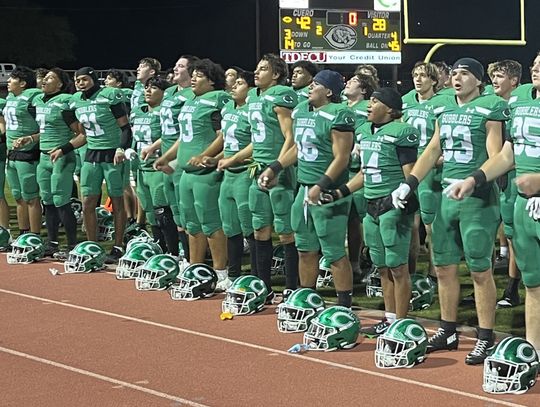 Thrilling game against Yoakum ends with 42-28 win by Gobblers