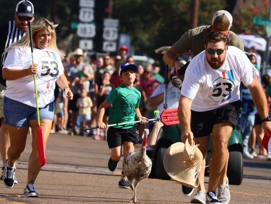 Turkeyfest over, Ruby heads out to pasture