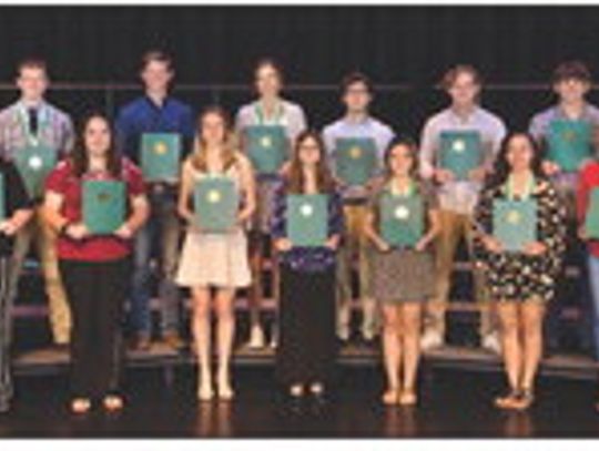 2021 Cuero ISD Education Foundation Scholarship Recipients stand proudly with their awards, representing dreams made possible through the generous support of the community. (Contributed Photo)