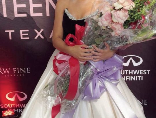 Brycen Allman, who aspires to bring smiles to patients, is smiling after being crowned Miss Teen Texas First Runner- Up. CONTRIBUTED PHOTO