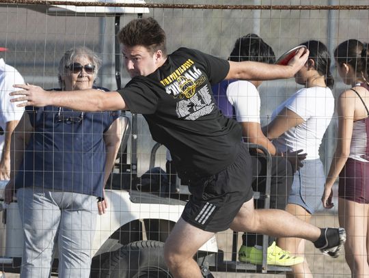 Yorktown track competes at Kenedy