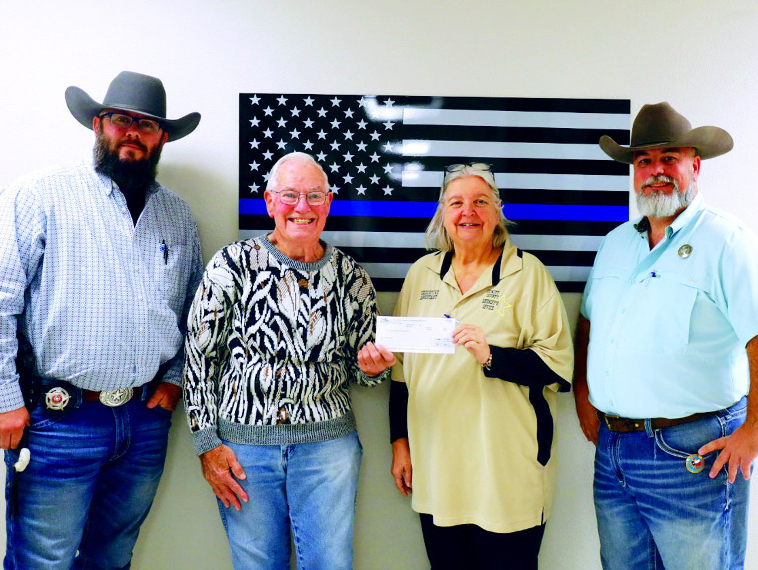 Hochheim Prairie donates to Sheriff’s Office