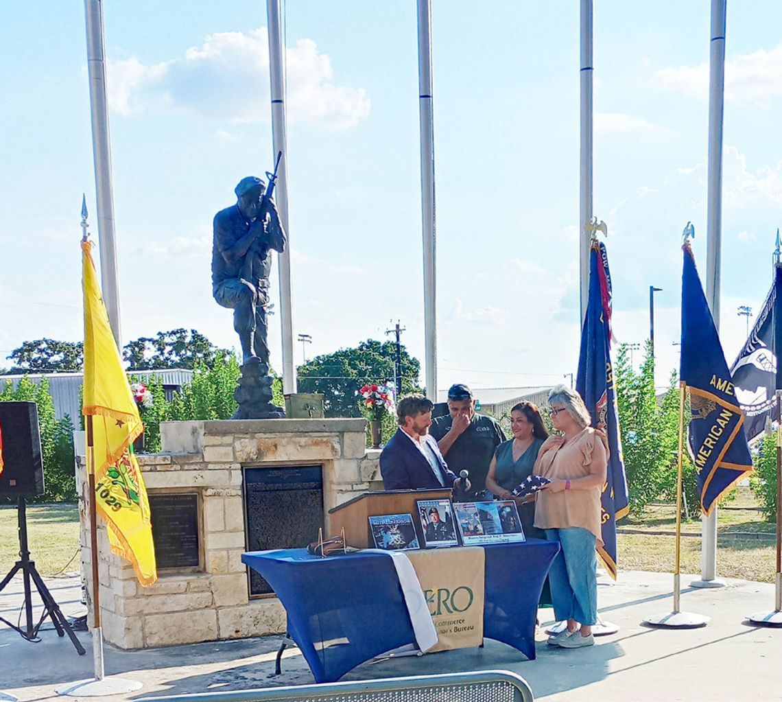 Benavidez family attends celebration of heroic father