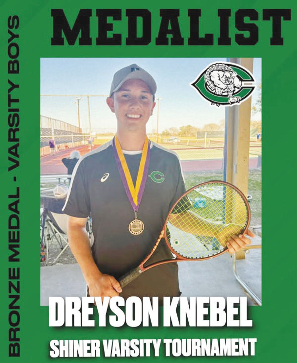 CHS tennis serves up tournament medals
