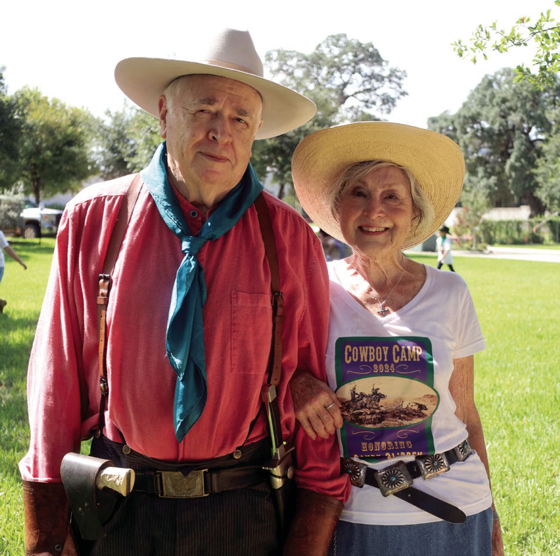 Dan and Candy Glidden at Cowboy Camp 2024. STAFF PHOTO