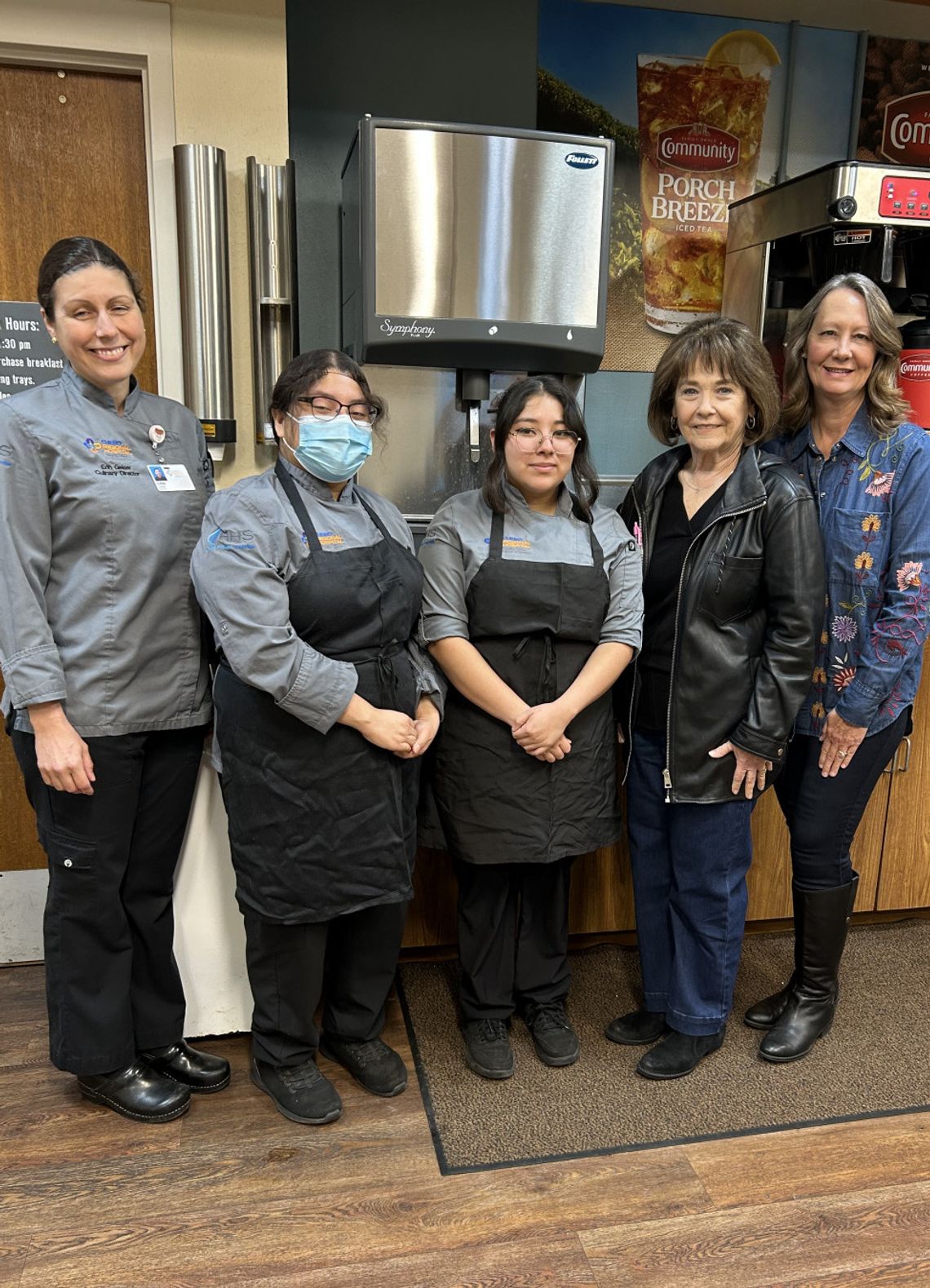 CRH Volunteers furnish new ice machine