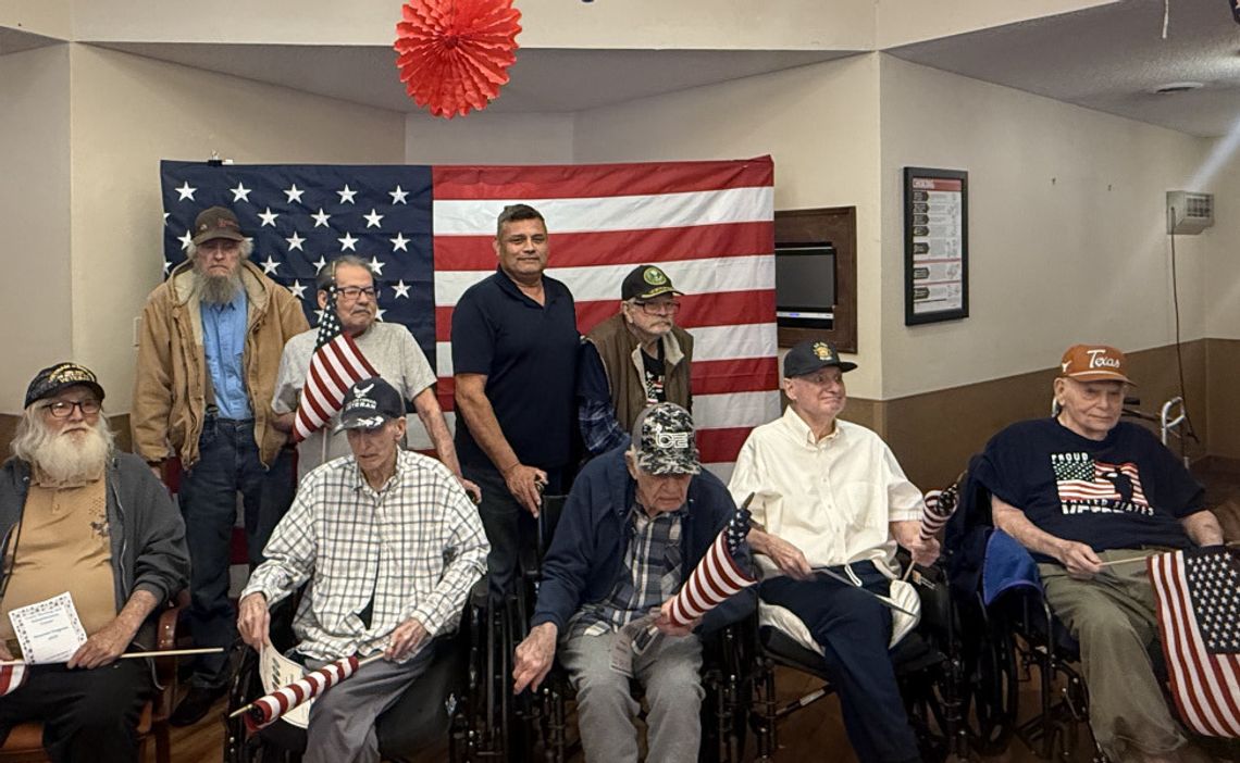 Cuero Nursing and Rehabilitation honors veterans