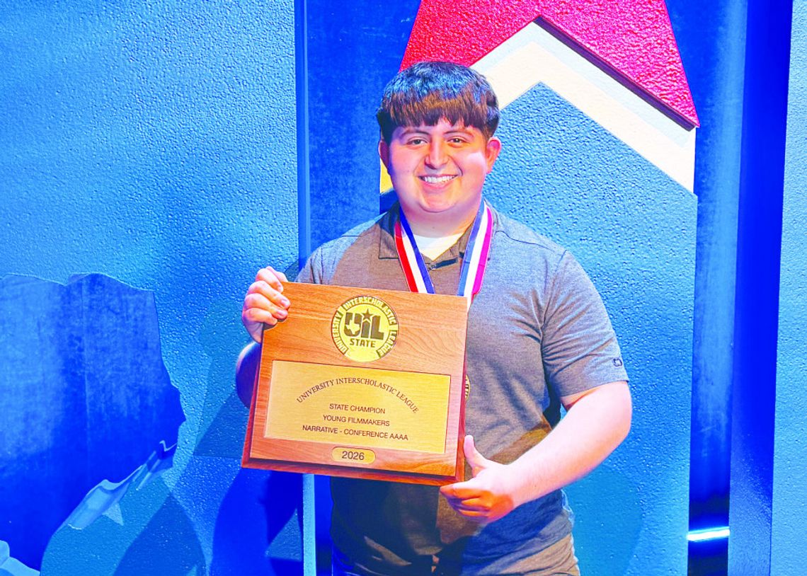 Cuero student earns CHS’ first state UIL film championship
