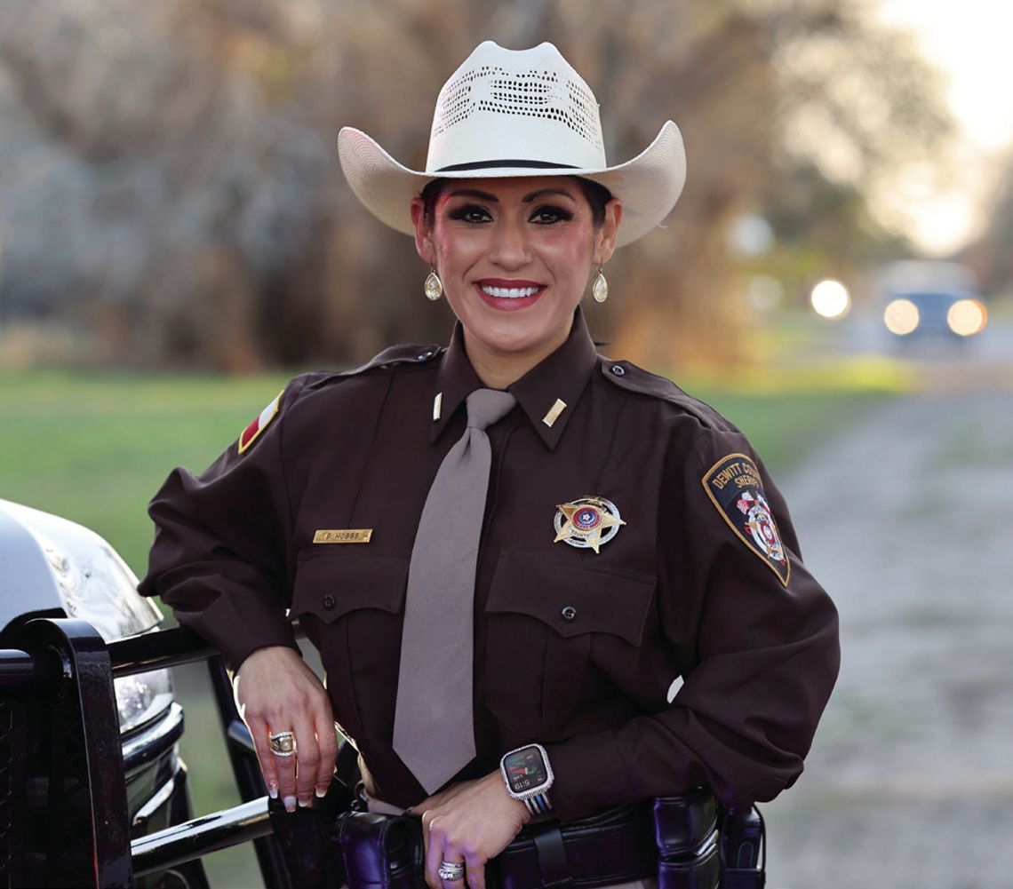 Lieutenant Investigator Bethany Hobbs has been accepted into a 10-week FBI National Academy course, taking place from March 24 to June 5. Sheriff Carl Bowen said FBI agents recognized Hobbs' potential during a local training session. (Photo by Mike Cantu)