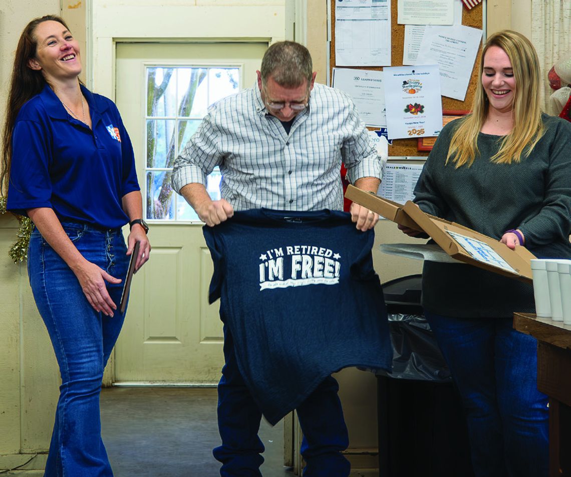 Pictured (L-R) Executive Director Terri Rogers, John Green and Deputy Director Ashley Green. PHOTO BY ELE CHEW