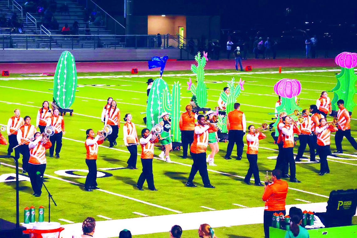 Fightin’ Gobbler Band comes close Fightin’ Gobbler Band comes close