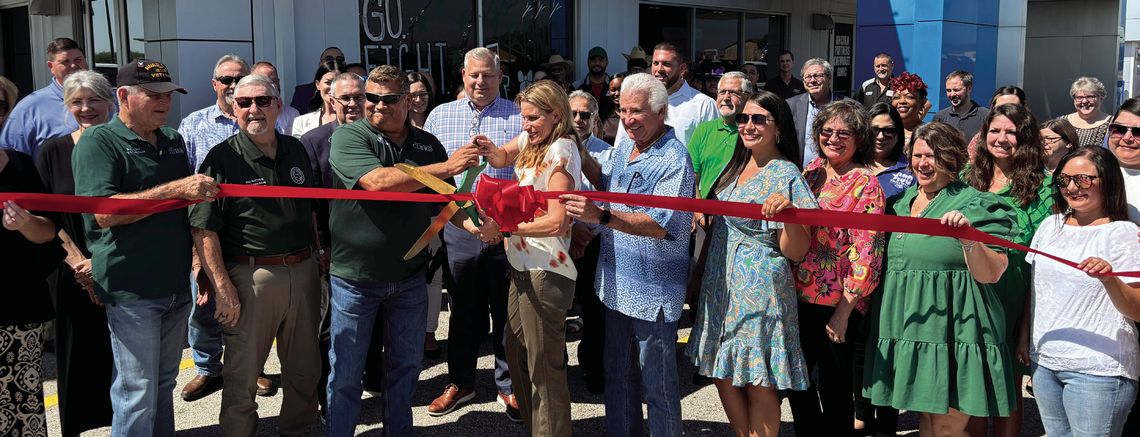 Ancira Partners Chevrolet-GMC celebrated their Cuero Grand Opening on August 21 with a formal ribbon cutting. Mayor Emil Garza, center, welcomed April Ancira, vice president, and Ernesto Ancira, president of Ancira Enterprises. Members of the Cuero City Council as well as the Cuero Chamber...