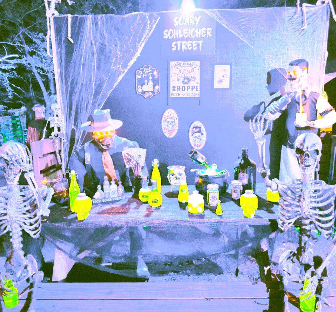 Halloween on Schleicher Street