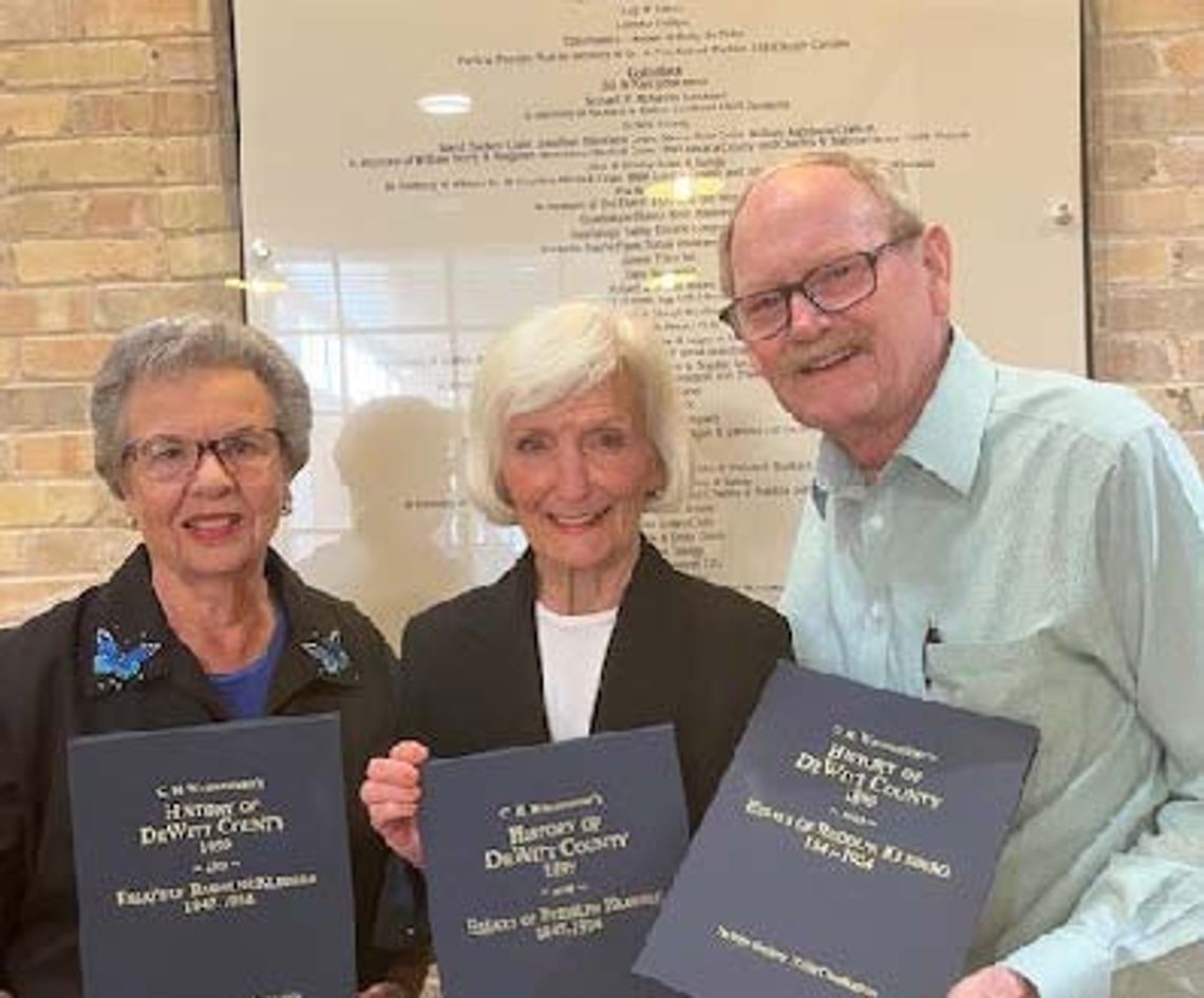 History of DeWitt County book wins 1st place award